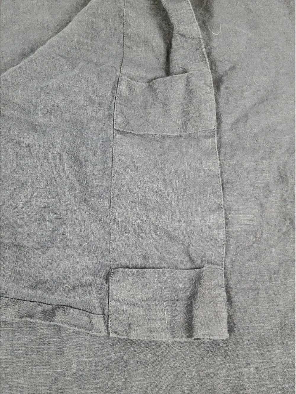Studio 3B Navy Blue Linen Curtain Pair